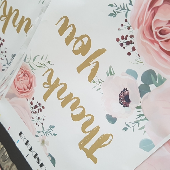 25 pcs Thank You Poly Mailers with Roses 6"x9" Inches - Picture 3 of 6